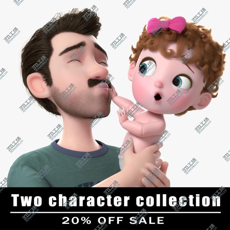 images/goods_img/2021040234/Cartoon Family Rigged V6 3D model/1.jpg